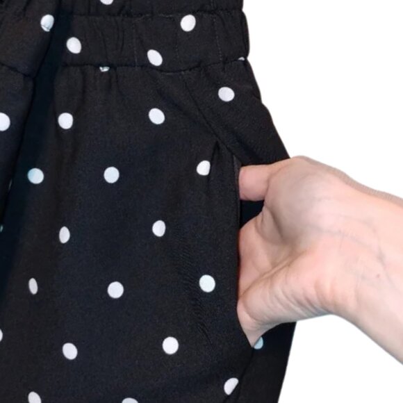 J. Crew Factory Polka Dot Midi Skirt with Pockets - Picture 4 of 9